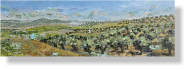 "Landschap van mijn jeugd", 2009, tcnica mixta  sobre lienzo, 26 x 80 cm