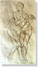 Enredo, 2002, ink on paper, 46 x 22 cm
